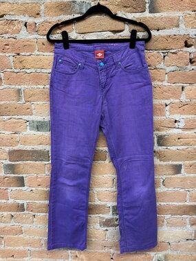 Oilily Purple Straight-Leg Jeans